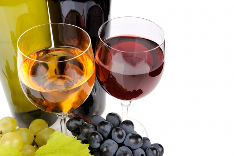 Чем отличается красное и белое вино