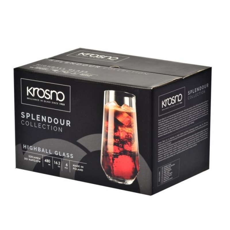 Набор стаканов SPLENDOUR 480мл, 6 шт